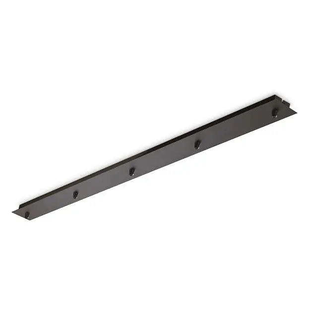 Основание Ideal Lux 285702 ROSONE LINEARE 5 LUCI NERO ROSONI