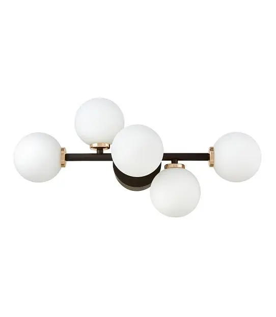 Бра Lumina Deco LDW 6033-5 BK+F.GD Marsiada Бра Lumina Deco LDW 6033-5 BK+F.GD Marsiada