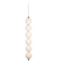 Подвесной светильник Lumina Deco LDP 6835-1 WT+CHR Snowman