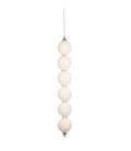 Подвесной светильник Lumina Deco LDP 6835-1 WT+CHR Snowman