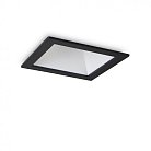 Встраиваемый светильник Ideal Lux 192406 GAME SQUARE 11W 3000K BK WH