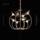 Люстра DOMINICA 8 ламп Lampatron 4384-11128