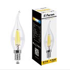 Лампа светодиодная Feron 38010 LB-714 Свеча на ветру E14 11W 2700K
