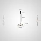 Подвесной светильник SEGERT Тип B. Цвет черный. Размер S. Трехцветный свет Lampatron 8671-24242