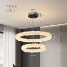 Кольцевые люстры и светильники OLSANG Тип B (2 кольца). Размер S Lampatron olsang-b-s 9080-25858