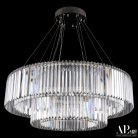 Люстра светодиодная хрустальная APL LED SH09.93.2D.A.Ni.4000 Sicilia
