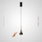 Подвесной светильник CAI C Плафон жемчужно-черный. Сенсорное включение. Теплый свет Lampatron 7006-19372