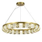 Светильник подвеснойЛатунь/Прозрачный LED 1*65W ST-Luce SL6011.313.01 ESME
