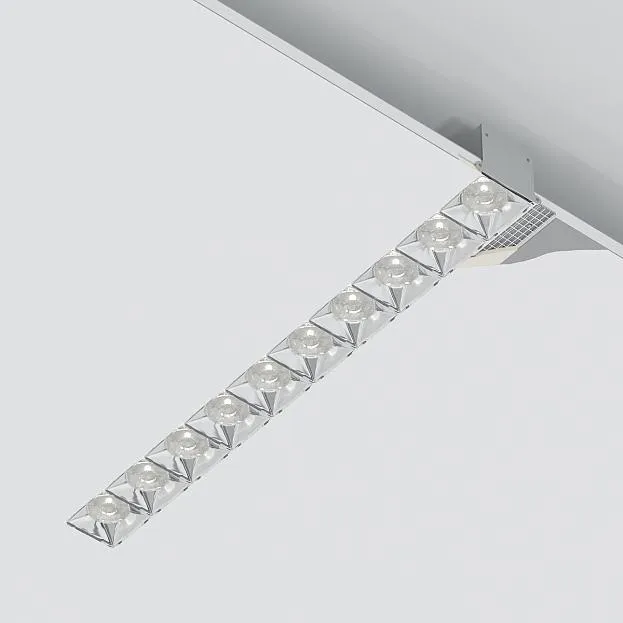 Светильник встраиваемый, 20W, 383х74,8мм, H39,8мм, 1800Lm, 38°, 3000К, Ra80, IP20, UGR16, корп Donolux dl18519m141a20.38.383ch 150 EYE UNIT PLUS Светильник встраиваемый, 20W, 383х74,8мм, H39,8мм, 1800Lm, 38°, 3000К, Ra80, IP20, UGR16, корп Donolux dl18519m141a20.38.383ch 150 EYE UNIT PLUS