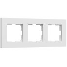Рамка на 3 поста (белый матовый) Werkel W0032961 Slab a062796
