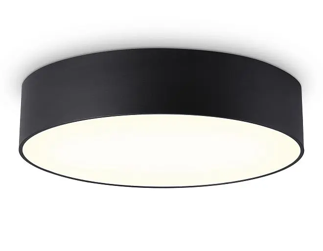 Потолочный светодиодный светильник черный LED 35W 3000K D300*58 (Без ПДУ) Ambrella light FV5525 BK Потолочный светодиодный светильник черный LED 35W 3000K D300*58 (Без ПДУ) Ambrella light FV5525 BK