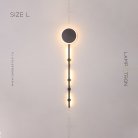 Бра MARA Размер L. Цвет Черный. Трехцветный свет Lampatron 6511-17649