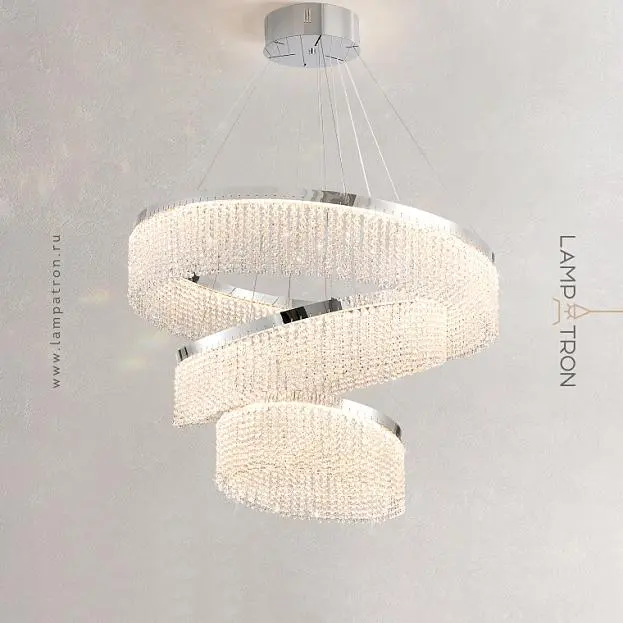 Кольцевые люстры и светильники MELCHIOR 3 кольца. Размер S Lampatron 8502-23485 Кольцевые люстры и светильники MELCHIOR 3 кольца. Размер S Lampatron 8502-23485