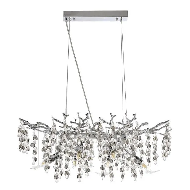 Люстра Arte Milano 230210.700.6.E14.H3 CB Clear-Smoky BUT-Clear Веточка