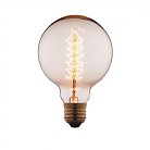 Лампа накаливания Loft It G9540-F E27 40W шар прозрачный Edison Bulb