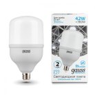Лампа Gauss 63224 E27 42W 4000K матовая