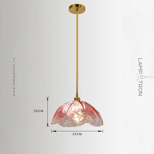 Подвесной светильник FLEUR A Цвет красный Lampatron fleur-a-red 2073-25565 Подвесной светильник FLEUR A Цвет красный Lampatron fleur-a-red 2073-25565