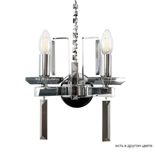 Бра Crystal Lux MARRON AP2 CHROME MARRON