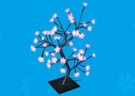 Ветка декоративная со светодиодами Uniel ULD-T3545-048/SBA PINK IP20 SAKURA