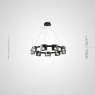 Кольцевые люстры и светильники JANICE 9 плафонов. Нейтральный свет Lampatron janice-9-neutr 8565-23827