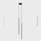 Готовая комбинация светильников ATTA DUO Размер L. Черненая латунь. Теплый свет. Lampatron 8109-22189