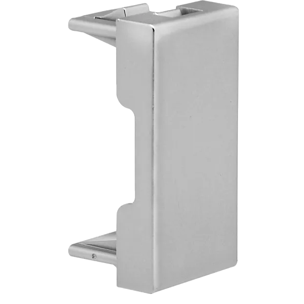 Заглушка 1 мод., алюм. матовая (22.5х45мм) Donel DF10ALM 45х45