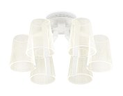 Потолочная светодиодная люстра Ambrella light AK4031/6 WH ACRYLICA