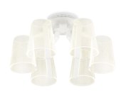 Потолочная светодиодная люстра Ambrella light AK4031/6 WH ACRYLICA