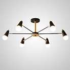 Потолочная люстра ROTARY L6 Black ImperiumLoft 205626-23 rotary01