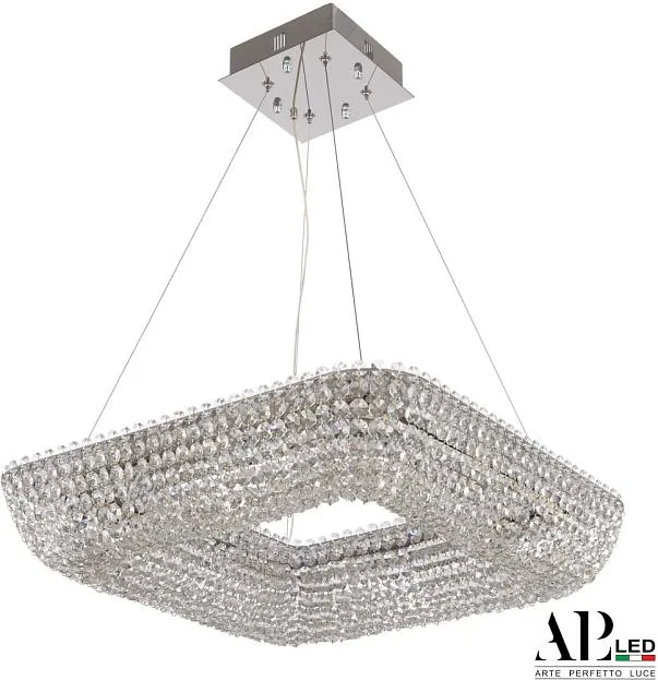 Люстра светодиодная хрустальная APL LED SH504.0.50.A.Ni.4000 Sicilia Люстра светодиодная хрустальная APL LED SH504.0.50.A.Ni.4000 Sicilia