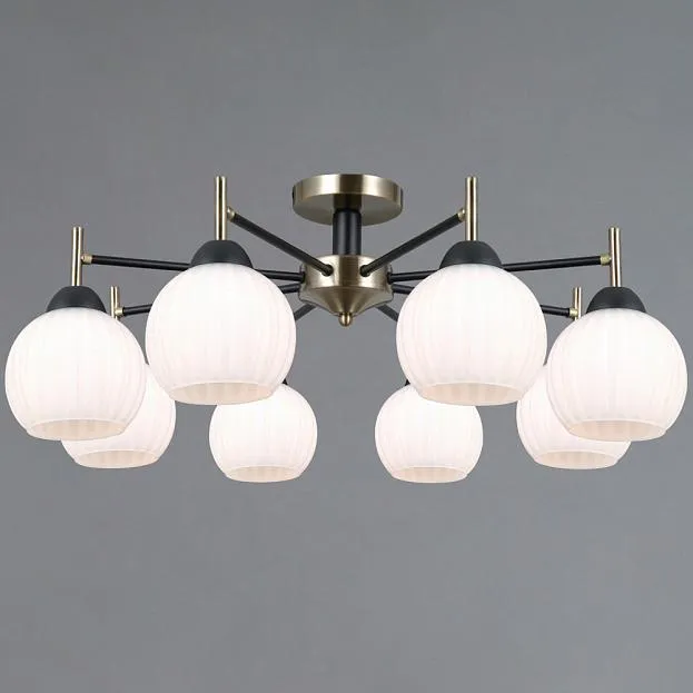 Потолочная люстра ILLUMICO IL0579-8CSQ-25 BK AB TRENTO