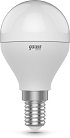 Лампа Gauss 1053147 E14 7W 3000K-4000K-6500K матовая Умные лампы