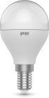 Лампа Gauss 1053147 E14 7W 3000K-4000K-6500K матовая Умные лампы