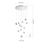 Светильник подвесной ST-Luce SL6017.101.13 WATERFALL