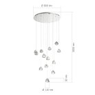 Светильник подвесной ST-Luce SL6017.101.13 WATERFALL