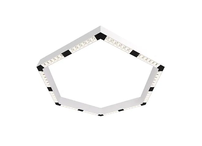 Накладной светодиодный светильник 0,9м 72Вт 48° Donolux dl18515с111w72.48.900wb Eye-hex Накладной светодиодный светильник 0,9м 72Вт 48° Donolux dl18515с111w72.48.900wb Eye-hex