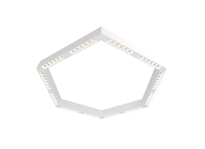 Накладной светодиодный светильник 0,9м 72Вт 34° Donolux dl18515с111w72.34.900ww Eye-hex Накладной светодиодный светильник 0,9м 72Вт 34° Donolux dl18515с111w72.34.900ww Eye-hex