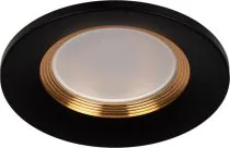 Точечный светильник ЭРА KL107 BK/GD