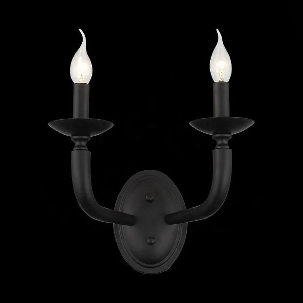 Бра Черный E14 2*40W ST Luce SL1114.401.02 FORTEZA