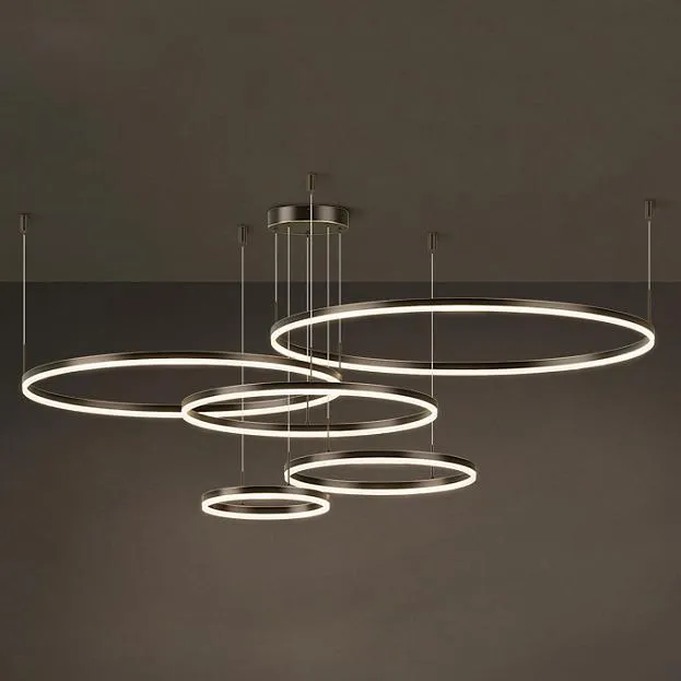 Подвесная Люстра Cruise Black Lux D40+60+80+100+120 By Imperiumloft 219688-23