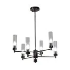 Подвесная люстра AM Group INDIGO SP6 PEARL BLACK INDIGO