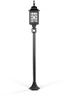 Наземный фонарь Oasis Light 64806S PIR Bl LONDON S