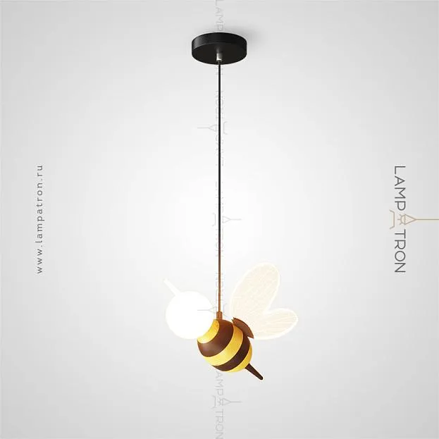 Подвесной светильник BEE Цвет Желтый Lampatron bee-yellow 6508-17630 Подвесной светильник BEE Цвет Желтый Lampatron bee-yellow 6508-17630