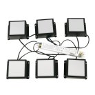 Точечный светильник Uniel ULP-1010 42W/4000К IP40 GRILYATO OPAL BLACK KIT06 Grilyato Mini