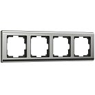 Рамка на 4 поста Werkel W0041602 (глянцевый никель) a051004 Metallic