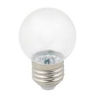 Лампочка светодиодная Volpe LED-G45-1W/3000K/E27/CL/С