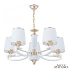 Люстра подвесная с плафонами 302457/5 Wh/Gd Arte Milano Florentia