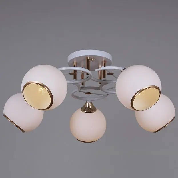 Потолочная люстра Reluce 06117-0.3-05 WH+FG Потолочная люстра Reluce 06117-0.3-05 WH+FG