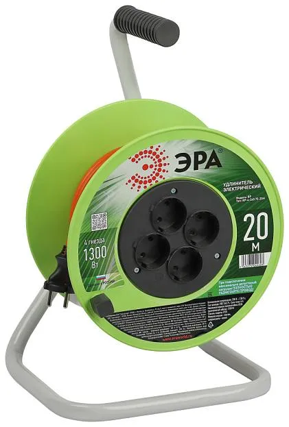 Розеточные блоки, удлинители ЭРА RP-4-2x0.75-20m