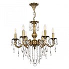 Люстра с хрустальными подвесками Bohemia Ivele Crystal AL79101/6/175 B FP